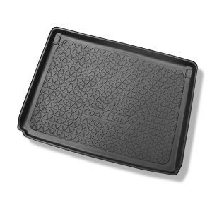 Tapis de coffre adapté pour Citroen C4 Picasso II Monospace (07.2013-11.2020) - bac de coffre - protection de coffre voiture - 5 places; coffre supér
