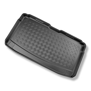 Tapis de coffre adapté pour Volkswagen Caddy V Maxi Van (11.2020-....) - bac de coffre - protection de coffre voiture - 7 places; derrière troisième