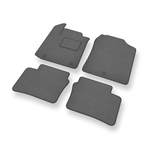 Tapis de Sol Velours adapté pour Kia Picanto III Hayon (2017-....) - Premium tapis de voiture