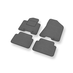 Tapis de Sol Velours adapté pour Kia Sportage IV SUV (2016-2021) - Premium tapis de voiture - gris