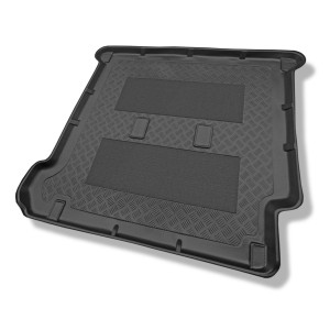 Tapis de coffre adapté pour Nissan NV200 Van (01.2010-02.2019) - bac de coffre - protection de coffre voiture - 5/7 places ; avec climatisation en ar