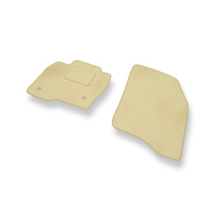 Tapis de Sol Velours adapté pour Ford Edge SUV (2016-2020) - Premium tapis de voiture - beige