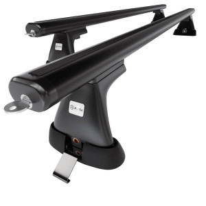 Barres de toit en aluminium adapté pour Citroen Berlingo mk I Van (2003-2010) - Porte-Bagages de Voiture noir - points de montage - (suivant le modèl