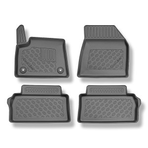 Tapis de sol en TPE adapté pour Citroen C3 IV (electric) SUV (02.2024-....) - tapis de voiture - noir
