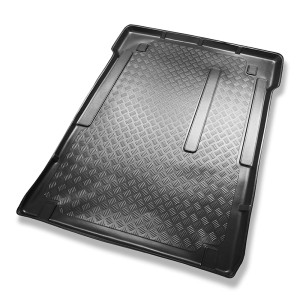 Tapis de coffre adapté pour Peugeot Expert Tepee Van (2007-2016) - bac de coffre - protection de coffre voiture - L2 (possibilité de découper les ouv