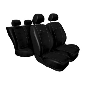 Housses de siège sur mesure adaptées pour Hyundai Elantra VII Berline (2021-....) - housse siege voiture - couverture siege - czarny