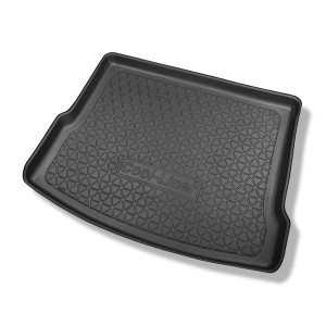 Tapis de coffre adapté pour Volkswagen Tiguan II SUV (05.2016-....) - bac de coffre - protection de coffre voiture - coffre supérieur (seuil de charg