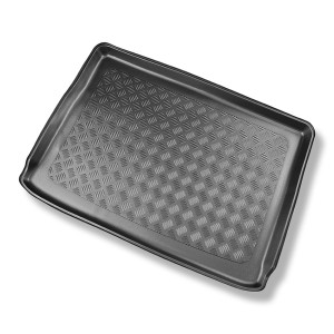 Tapis de coffre adapté pour Suzuki Vitara Hybrid SUV (01.2020-....) - bac de coffre - protection de coffre voiture - coffre supérieur; pour les versi