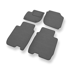 Tapis de Sol Velours adapté pour Honda HR-V II SUV (2015-2021) - Premium tapis de voiture - gris