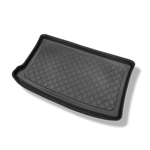 Tapis de coffre adapté pour Hyundai i20 II GB Hayon (12.2014-07.2020) - bac de coffre - protection de coffre voiture - coffre supérieur (avec planche