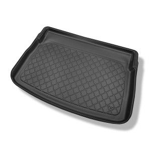 Tapis de coffre adapté pour Volkswagen Golf Sportsvan VII Monospace (05.2014-12.2020) - bac de coffre - protection de coffre voiture - sur le coffre