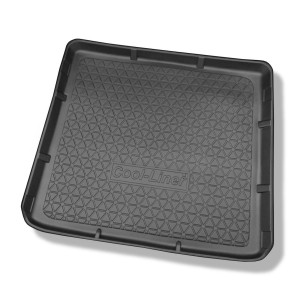Tapis de coffre adapté pour Opel Zafira C Monospace (01.2012-07.2019) - bac de coffre - protection de coffre voiture - 5/7 places; 3e rangée abaissée