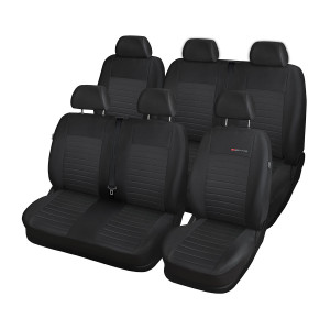 Housses de siège sur mesure adaptées pour Peugeot Boxer II, III Bus (2006-....) 7 places - housse siege voiture - couverture siege - E4