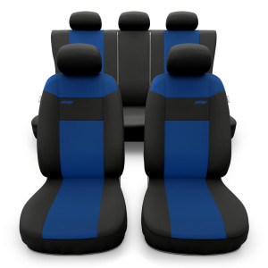 Housses de siège adaptées pour Citroen C5 I, II (2000-2017) - housse siege voiture universelles - couverture siege - RSL-BL