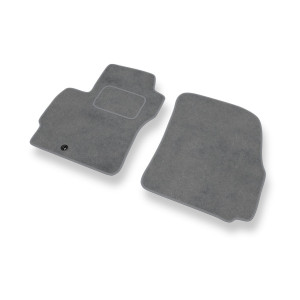 Tapis de Sol Velours adapté pour Mazda 5 I Monospace (2006-2010) - Premium tapis de voiture - gris
