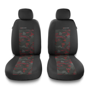 Housses de siège avant adaptées pour Volkswagen Taigo (2022-....) – housse siege voiture universelles - couverture siege conducteur – 2UNE-RD