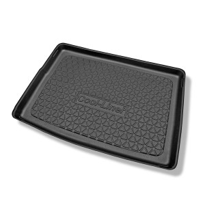 Tapis de coffre adapté pour Opel Astra K Hayon (11.2015-12.2021) - bac de coffre - protection de coffre voiture - coffre supérieur ; avec roue de sec