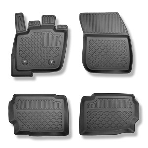 Tapis de sol en TPE adapté pour Ford Mondeo V Break, Hayon (01.2015-2021) - tapis de voiture - noir