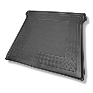 Tapis de coffre adapté pour Chrysler Voyager IV Monospace (04.2001-2007) - bac de coffre - protection de coffre voiture - derniere rangée de sieges d