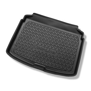 Tapis de coffre adapté pour Audi A3 8V Hayon, Sportback (08.2012-03.2020) - bac de coffre - protection de coffre voiture - sur le coffre inférieur et