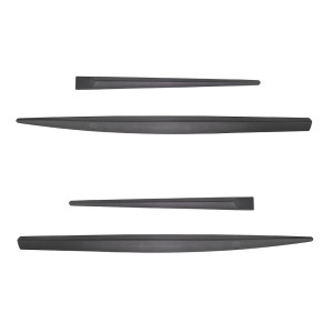 Plaques noires latérales de voiture Seat Altea XL Monospace (2006-2015) - (longueur des protections: 968mm; 587mm)