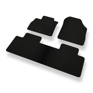 Tapis de Sol Feutres adapté pour Renault Grand Scenic IV Monospace (2016-2022) - tapis de voiture - noir