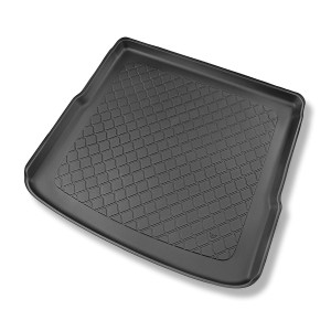 Tapis de coffre adapté pour Skoda Enyaq iV SUV, Coupé (04.2021-....) - bac de coffre - protection de coffre voiture - coffre supérieur; surface plate