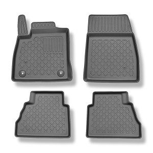 Tapis de sol en TPE adapté pour Ford Tourneo Courier II Van (10.2023-....) - tapis de voiture - noir