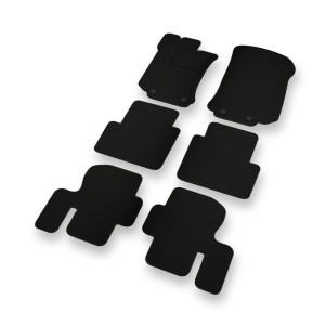 Tapis de Sol Feutres adapté pour Mercedes-Benz Classe R W251 Van (2005-2012) - tapis de voiture - noir