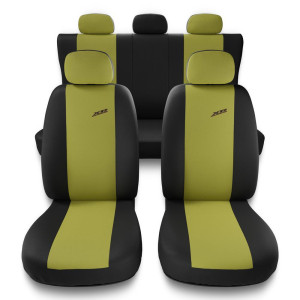 Housses de siège adaptées pour Peugeot 208 I, II (2012-....) – housse siege voiture universelles - couverture siege – X.R-Y