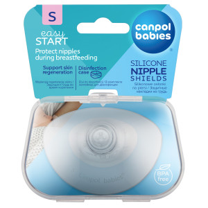 Canpol osłonki na piersi easystart rozmiar s - małe