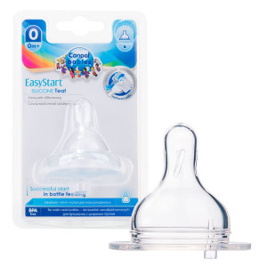 Canpol smoczek do butelek szerokootworowych easystart mini 0m+ 1 sztuka