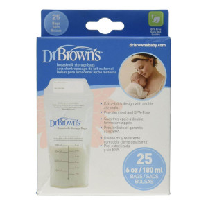 Dr. brown's woreczki do przechowywania mleka 25 sztuk