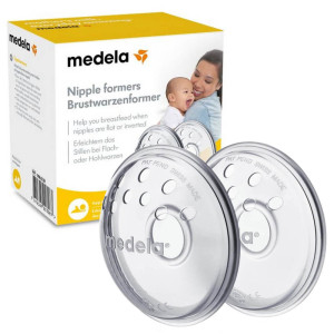 Medela osłonki na piersi formujące na wklęsłe, płaskie brodawki