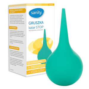 Sanity katar stop gruszka do nosa z miękkim końcem nr 7 6-12m