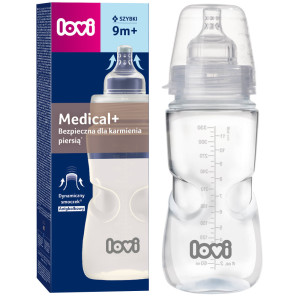 Lovi butelka antykolkowa medical+ aktywne ssanie 330ml