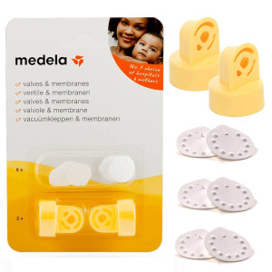 Medela duży komplet części wymiennych do laktatora 2 zaworki + 6 membranek