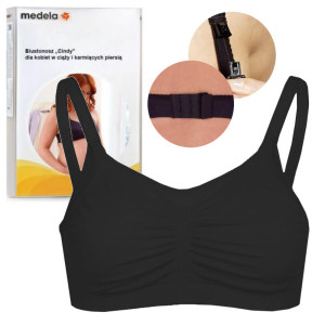 Medela cindy biustonosz bezszwowy do karmienia i dla kobiet w ciąży czarny