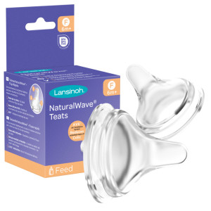 Lansinoh smoczek do butelki naturalwave o szybkim przepływie f 2 sztuki