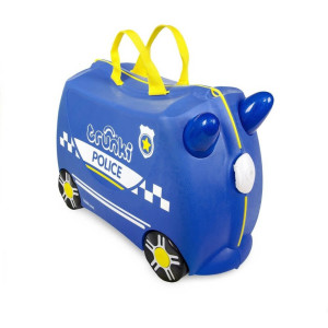 Trunki walizeczka jeżdżąca radiowóz policyjny percy