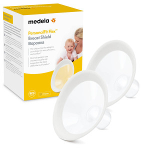Medela końcówka lejka, lejek do laktatora personal fit flex s 21mm 2 sztuki