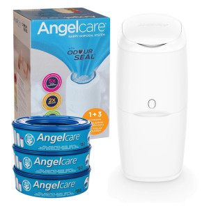 Angelcare pojemnik na pieluchy, zużyte pampersy classic + 3 wkłady