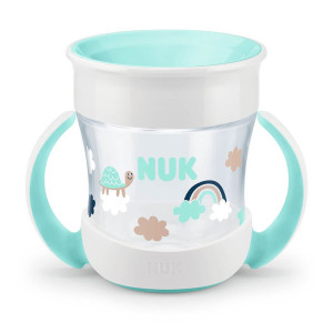 Nuk kubek niekapek magic cup z uchwytami 160ml 6m+ miętowy