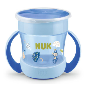 Nuk kubek niekapek magic cup z uchwytami 160ml 6m+ niebieski