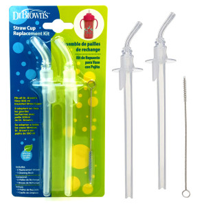 Dr brown's wymienna słomka do kubka termicznego 300ml 2-pak