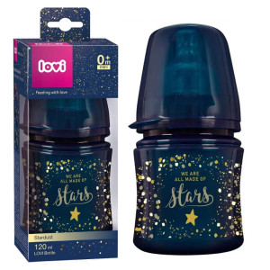 Lovi butelka antykolkowa do karmienia 120ml stardust