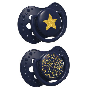 Lovi smoczek uspokajający stardust blue 2 sztuki