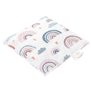 Bocioland termofor z pestek wiśni 20x20cm tęcza