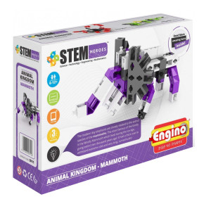 Klocki engino stem heroes - świat zwierząt mamut