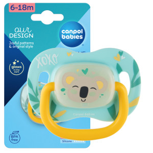 Canpol smoczek uspokajający symetryczny 6-18m exotic koala